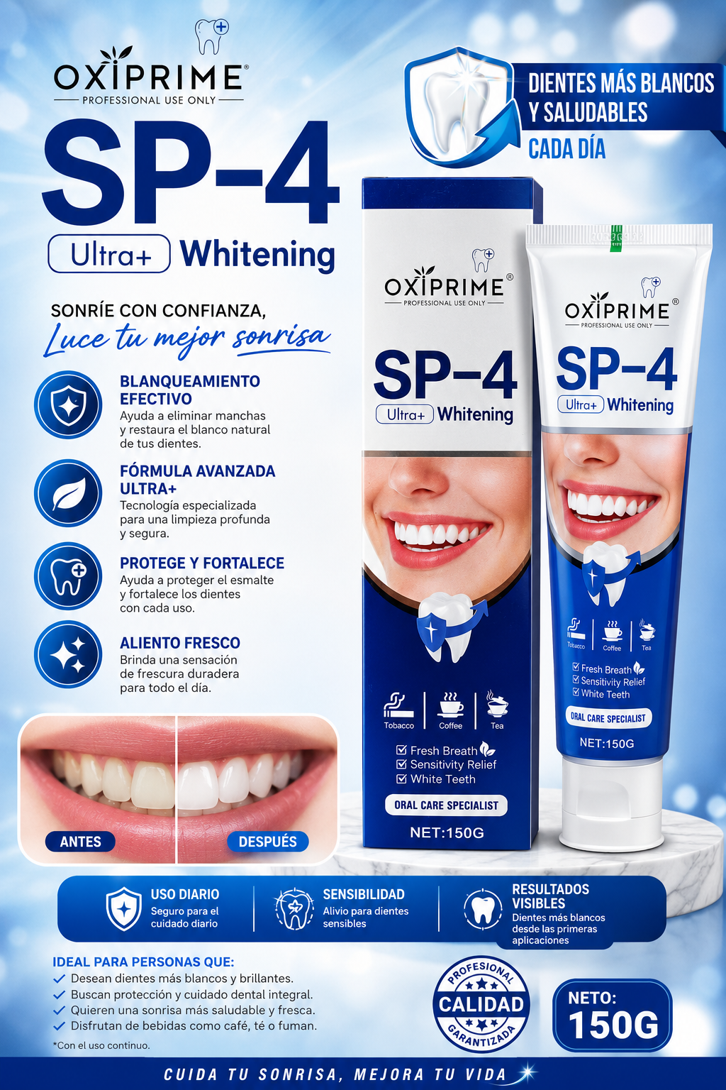 OXIPRIME SP-4 ULTRA+ WHITENING