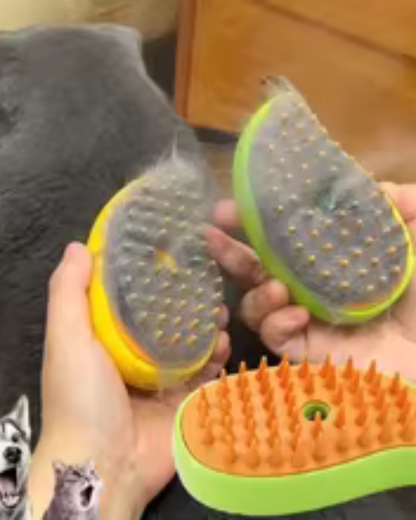 CEPILLO DE VAPOR 3 EN 1 PARA MASCOTAS