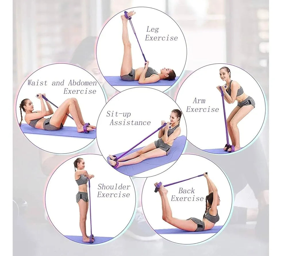 Liga Extensora Ejercitador Abdomen Piernas Y Glúteos
