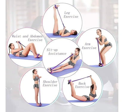 Liga Extensora Ejercitador Abdomen Piernas Y Glúteos